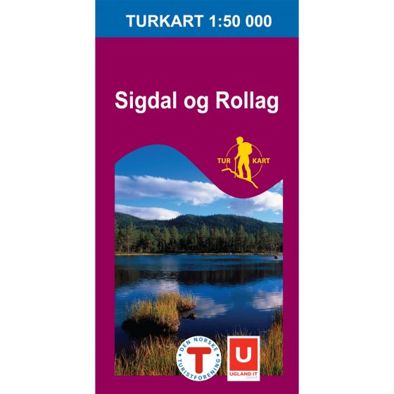 Cover image for Sigdal-Rollag 1:50 000 map
