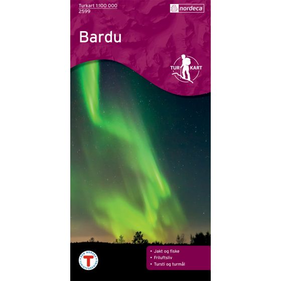 Cover image for Bardu 1:100 000 map
