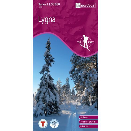 Cover image for Lygna 1:50 000 map