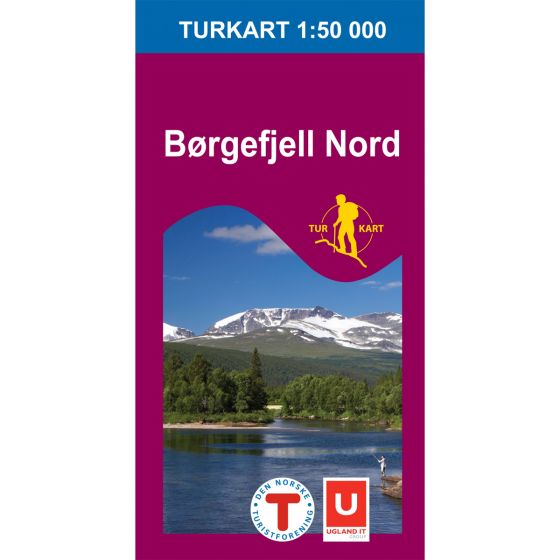 Forside av Børgefjell Nord 1:50 000 kart
