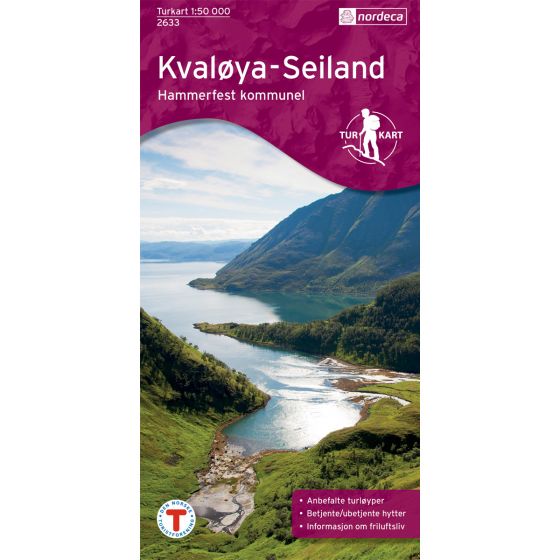 Forside av Kvaløya - Seiland 1:50 000 kart