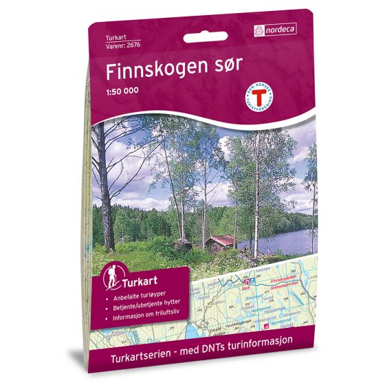 Cover image for Finnskogen Sør 1:50 000 map