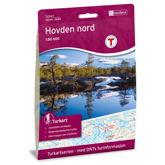 Cover image for Hovden Nord 1:50 000 map