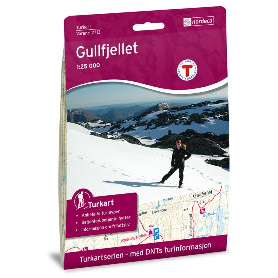 Cover image for Gullfjellet 1:25 000 map