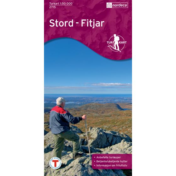 Forside av Stord Fitjar 1:50 000 kart