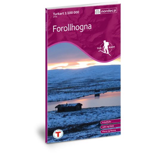 Produktbild für Forollhogna 1:100 000 Karte