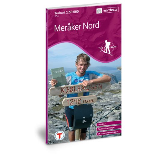 Cover image for Meråker Nord 1:50 000 map