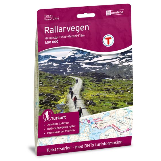 Cover image for Rallarvegen 1:50 000 map