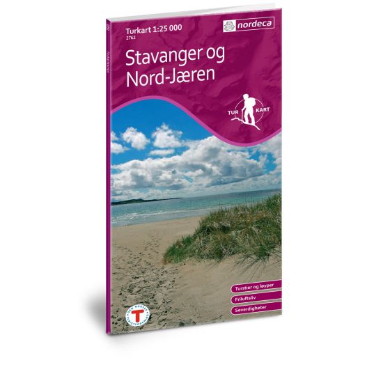 Cover image for Stavanger og Nord-Jæren 1:25 000 map