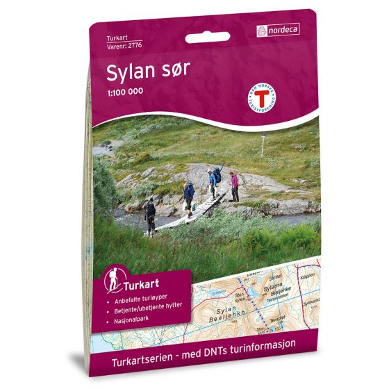 Cover image for Sylan Sør 1:100 000 map