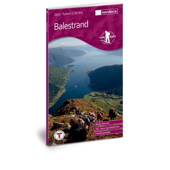 Cover image for Balestrand 1:50 000 map