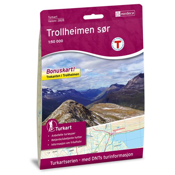 Cover image for Trollheimen Sør 1:50 000 map