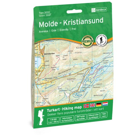 Molde - Kristiansund  Topo 3000 Turkart