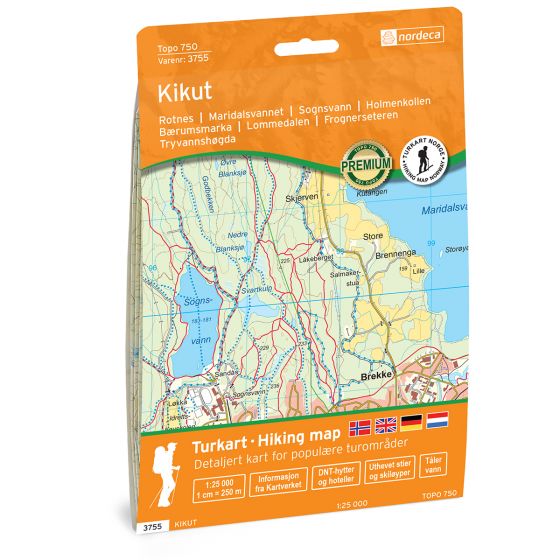 Cover image for Kikut 1:25 000 map
