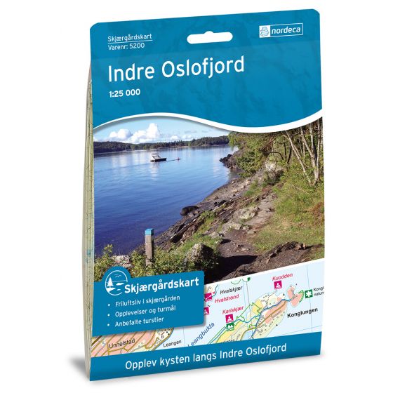 Cover image for Skjærgårdskart Indre Oslofjord map