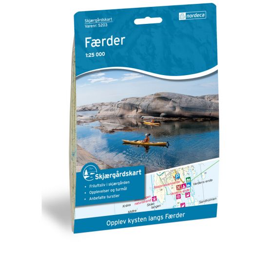 Produktbild für Skjærgårdskart Færder Karte