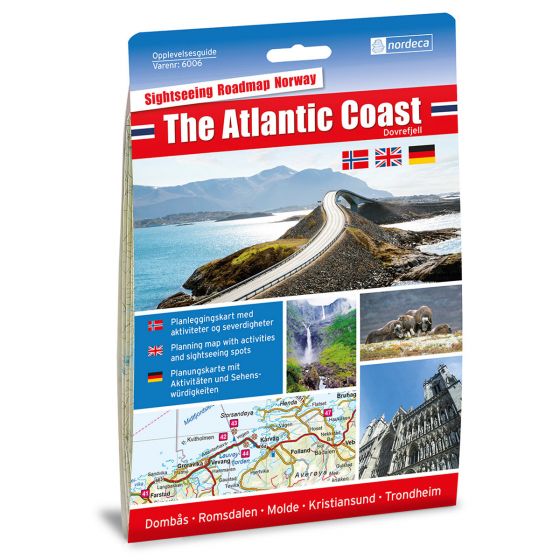 Cover image for The Atlantic Coast /  Dovrefjell 1:250 000 map