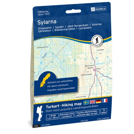 Cover image for Sylarna 1:50 000 map