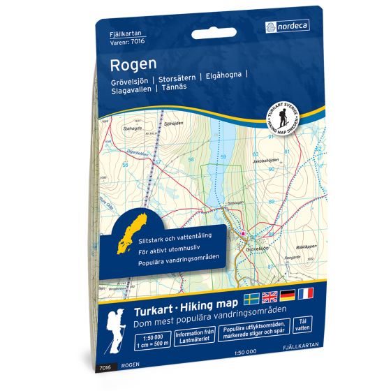 Cover image for Rogen 1:50 000 map