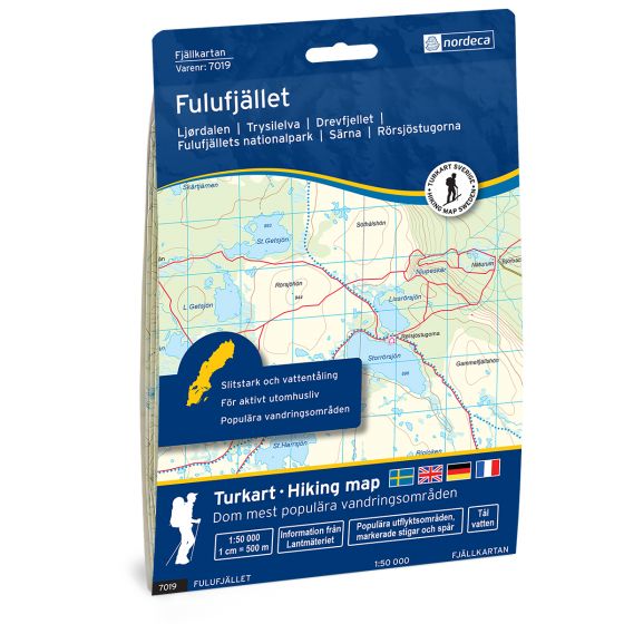 Cover image for Fulufjället 1:50 000 map