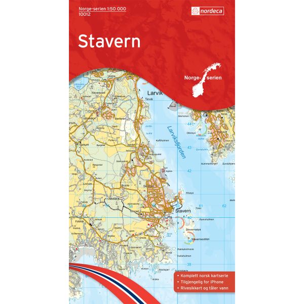 Forside av Stavern kart