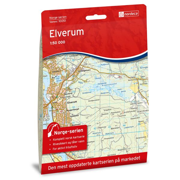 Forside av Elverum kart