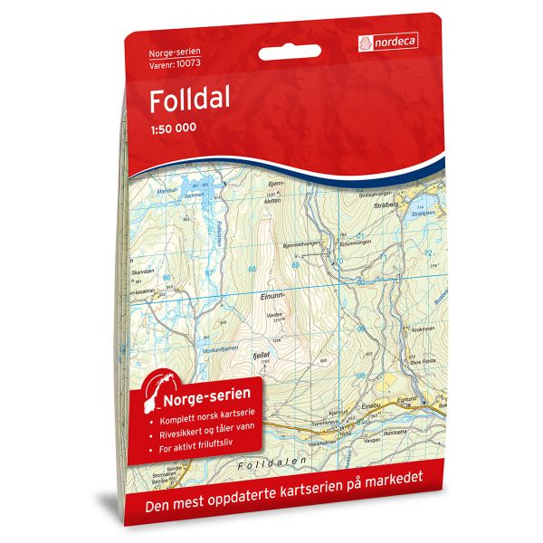 Forside av Folldal kart