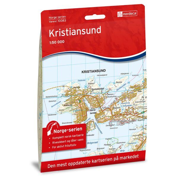 Forside av Kristiansund kart