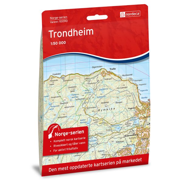 Forside av Trondheim kart