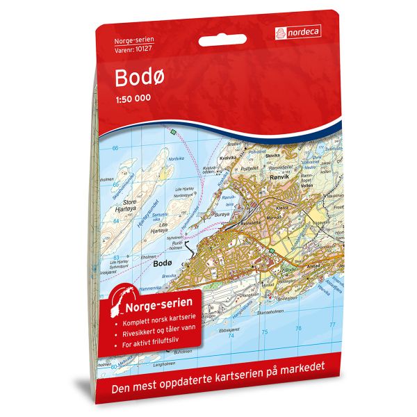 Forside av Bodø kart