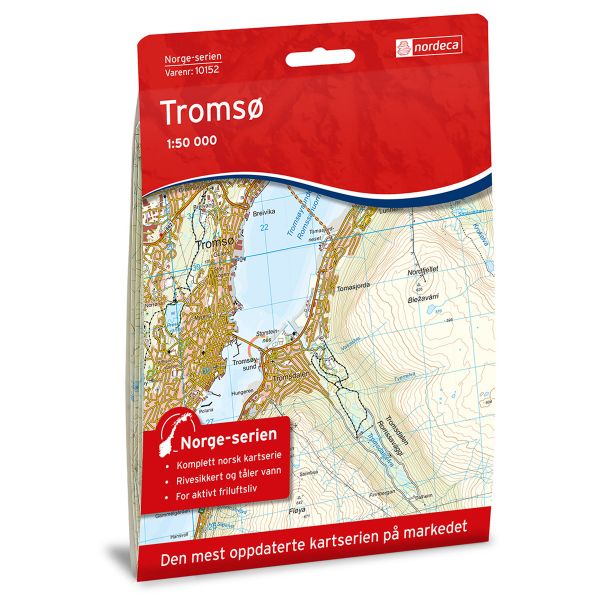 Forside av Tromsø kart