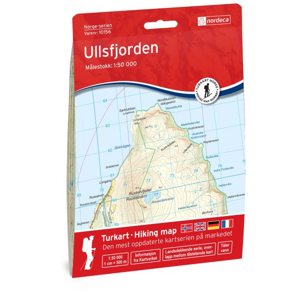 Forside av Ullsfjorden kart