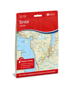 Forside av Sirdal kart