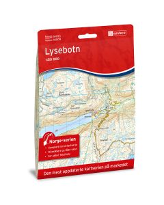 Forside av Lysebotn kart