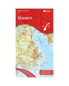 Forside av Stavern kart