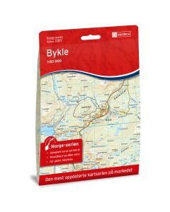 Forside av Bykle kart