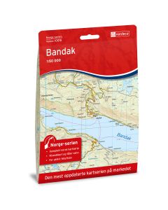 Forside av Bandak kart