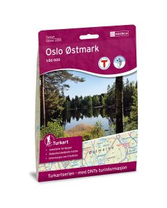Forside av Oslo Østmark 1:50 000 kart