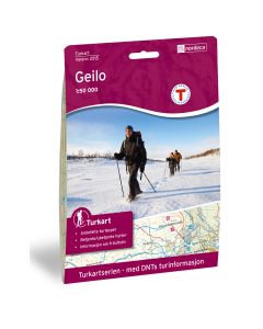 Forside av Geilo 1:50 000 kart