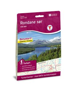 Forside av Rondane Sør 1:50 000 kart