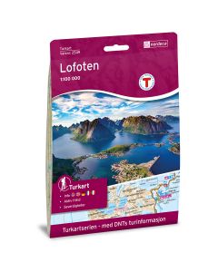 Forside av Lofoten 1:100 000 kart