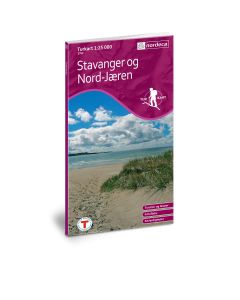 Forside av Stavanger og Nord-Jæren 1:25 000 kart