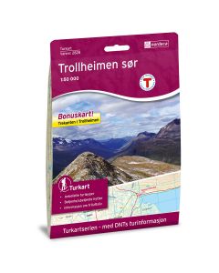 Forside av Trollheimen Sør 1:50 000 kart