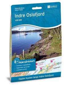 Forside av Skjærgårdskart Indre Oslofjord kart