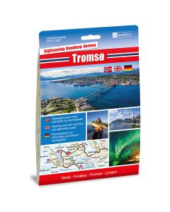 Forside av Tromsø 1:250 000 kart