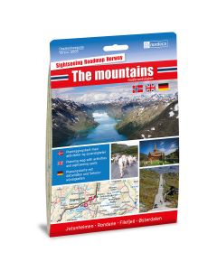 Forside av The mountains / Gudbrandsdalen 1:250 000 kart