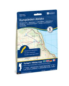 Forside av Kungsleden-Abisko  1:50 000 kart