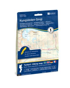 Forside av Kungsleden-Singi 1:50 000 kart