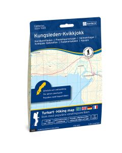 Forside av Kungsleden-Kvikkjokk 1:50 000 kart