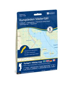 Forside av Kungsleden-Västerfjäll 1:50 000 kart